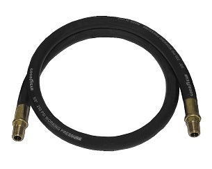 3' X 3/8" Black Goodyear Whip