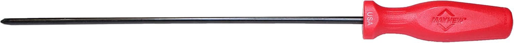 Mayhew #2 x 12" Phillips Screwdriver Red
