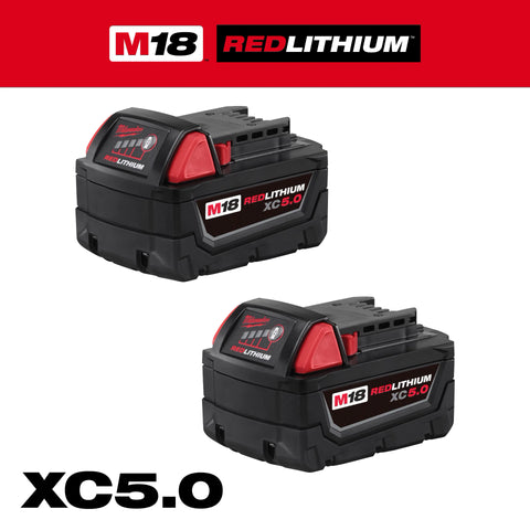 Image of Milwaukee 48-11-1852 M18 Batteries get the 2848-20 Inflator Free