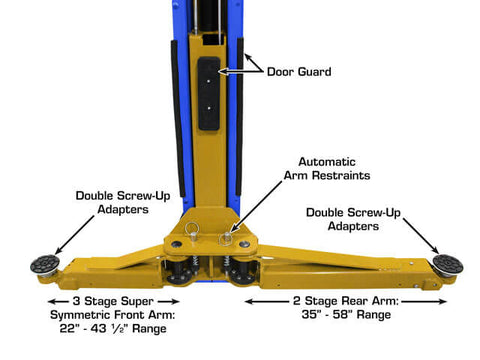 Image of Atlas Automotive Equipment Platinum PVL10 Lift w/ Extension Kit