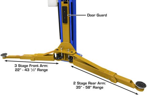 Image of Atlas PVL10 Commercial 10,000 Pound Overhead 2 Post Automotive Lift