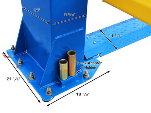 Image of Atlas BP12000X Base Plate 12,000 Two Post Automotive Lift - Includes Shipping