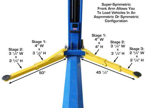 Image of Atlas BP8000 8000 Pound Base Plate Automotive Lift