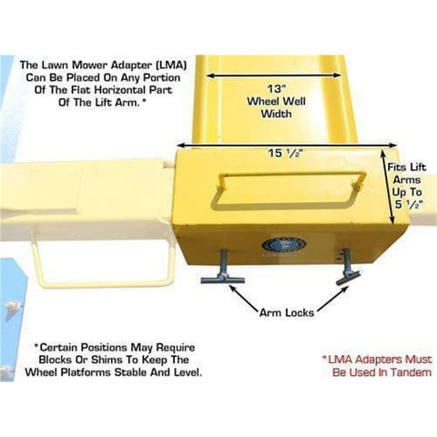 Image of Atlas BP8000 Base Plate Automotive with Lawnmower Adapter Combo