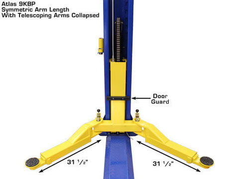 Image of Atlas 9KBPX 9000 Pound Base Plate Automotive Lift