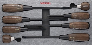 Vessel Tools Wood-Compo Non-Slip SD 8pc set in EVA