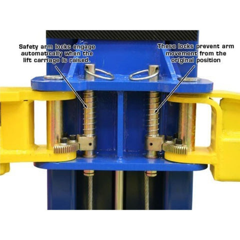 Image of Atlas PV10PX 10,000 Pound Overhead 2 Post Automotive Lift