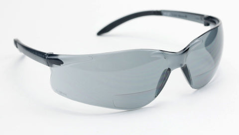 Image of Encon Veratti GT Series Bifocal Safety/Sun Glasses Grey Lens 1.0 to 3.0 Magnification Z87.1