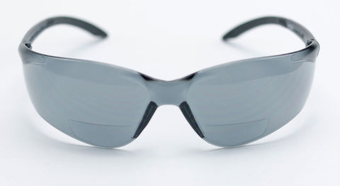 Image of Encon Veratti GT Series Bifocal Safety/Sun Glasses Grey Lens 1.0 to 3.0 Magnification Z87.1