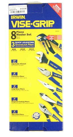 Image of Irwin Vise Grip 10 Piece Set with a FREE 8 Piece Master Set