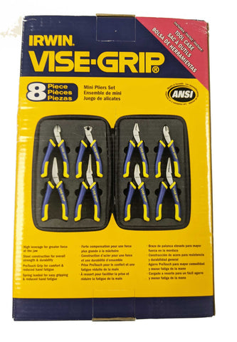 Image of Irwin Vise Grip 8 Piece Mini Pliers Set