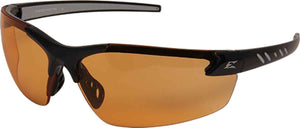 Edge Eyewear Zorge G2 Safety/Sunglasses Glasses Amber/Black DZ114G2