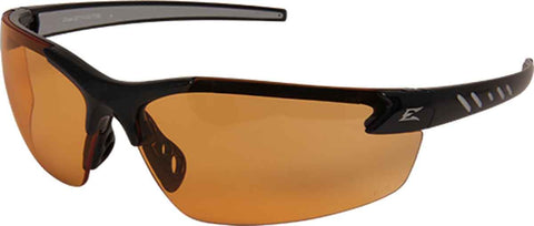 Image of Edge Eyewear Zorge G2 Safety/Sunglasses Glasses Amber/Black DZ114G2