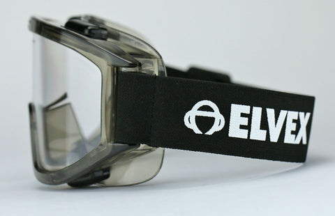 Image of Elvex Delta Plus Visionaire Safety Goggles Clear Anti-Fog Anti-Scratch Over Fit Z87.1