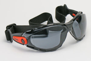Elvex Go Specs Safety/Motorcycle/Sun Glasses/Goggles Smoke or Clear Anti-Fog Lens with Strap