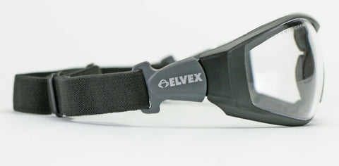Image of Elvex Go Specs II G2 Safety/Shooting/Glasses/Goggles Clear & Grey Anti-Fog Lens