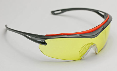 Image of Elvex Delta Plus Brow Specs Safety/Shooting Glasses Amber Lens Z87.1