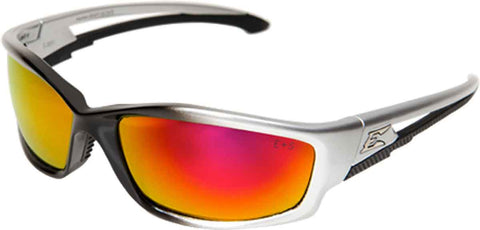 Image of Edge Eyewear Kazbek Safety/Sun Glasses Precision Red Lens Ballistic SKAP119 Z87
