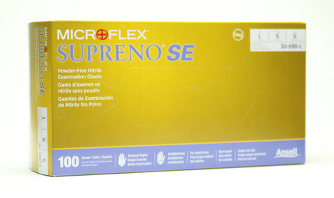 Image of Ansell Microflex Supreno SE Nitrile Disposable Gloves