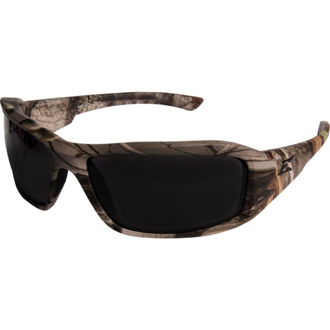 Image of Edge Eyewear Brazeau Safety/Sun Glasses Forrest Camo Frame with Polarized Smoke Lens TXB216CF