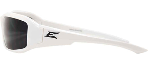 Image of Edge Eyewear Brazeau  Safety/Sun Glasses White/Gray Polarized Lens XB246 Z87.1