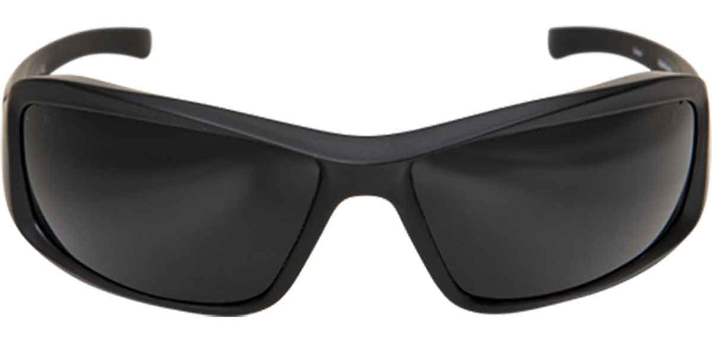 Edge Eyewear Brazeau Torque™ Safety/Sun Glasses Black/Smoke Lens Ballistic XB136
