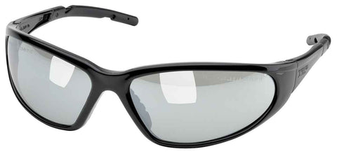 Image of Elvex Delta Plus XTS™ Safety/Tactical/Shooting Glasses Mirror Lens/Black Frame Z87.1