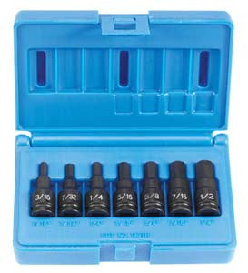 3/8" Drive 7 Piece Hex Driver