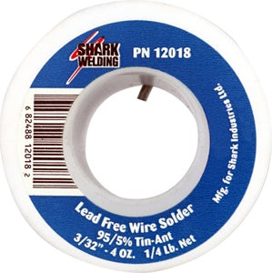 3/32" 95/5% Tin-Ant - 1/4 Lb.