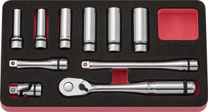 10 Piece 3/8" Drive Metric 6
