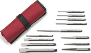 12 Piece Punch and Chisel Set