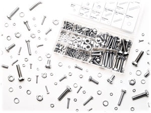 240 Piece Zinc Nuts and Bolts
