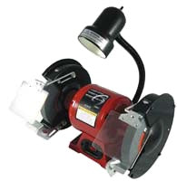 8" BENCH GRINDER W/LIGHT