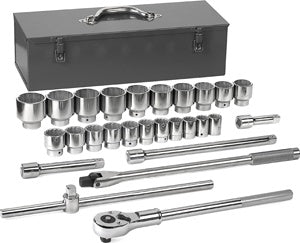 27 PC SAE 3/4"DR STD Socket