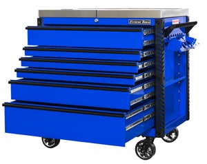 41" Blue/Black Trim Stainless