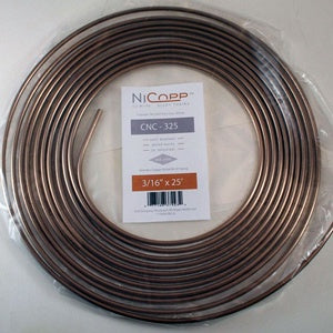 3/16" x 25' NiCopp Brake Line