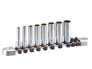 8 Piece 1/4" Drive Metric Deep