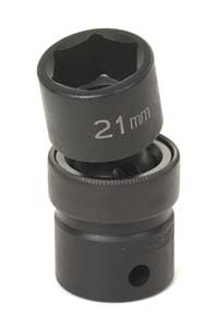 GREY PNEUMATIC 1/2" Drive x 21mm Standard Universal Socket