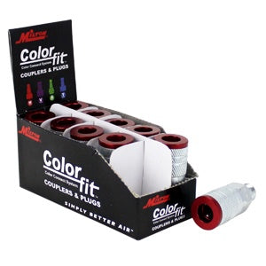 1/4" NPTM Colorfit Couplers M