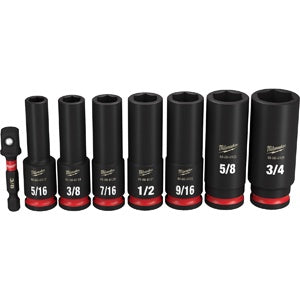 8 Piece 3/8" Drive Deep SAE