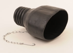 3" x 8-1/2" Twin Oval Tail