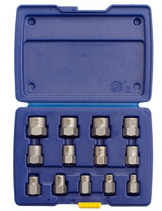 Hanson BOLT EXTRACTOR 13PC SET 1/4"-3/4" W/3/8" DRIVE