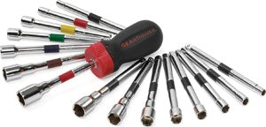 16PC GEARED NUT DRIVER SET