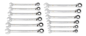 12 Piece 90T Metric Reversible