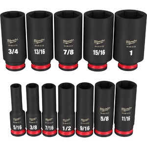 12 Piece Deep 3/8" Drive SAE