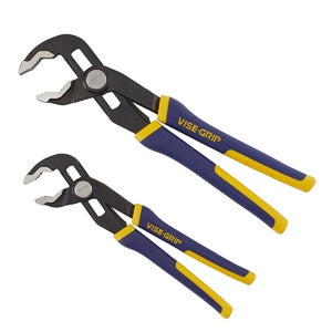 2 Piece Groovelock Pliers Set