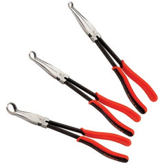 SUNEX 3 Piece 11" Long Reach Hose Gripper Pliers Set