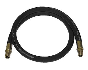 3' X 3/8" Black Goodyear Whip