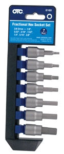 7 Piece SAE Hex Bit Socket Set