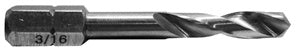 3/16" Stubby Hex Shank Drill